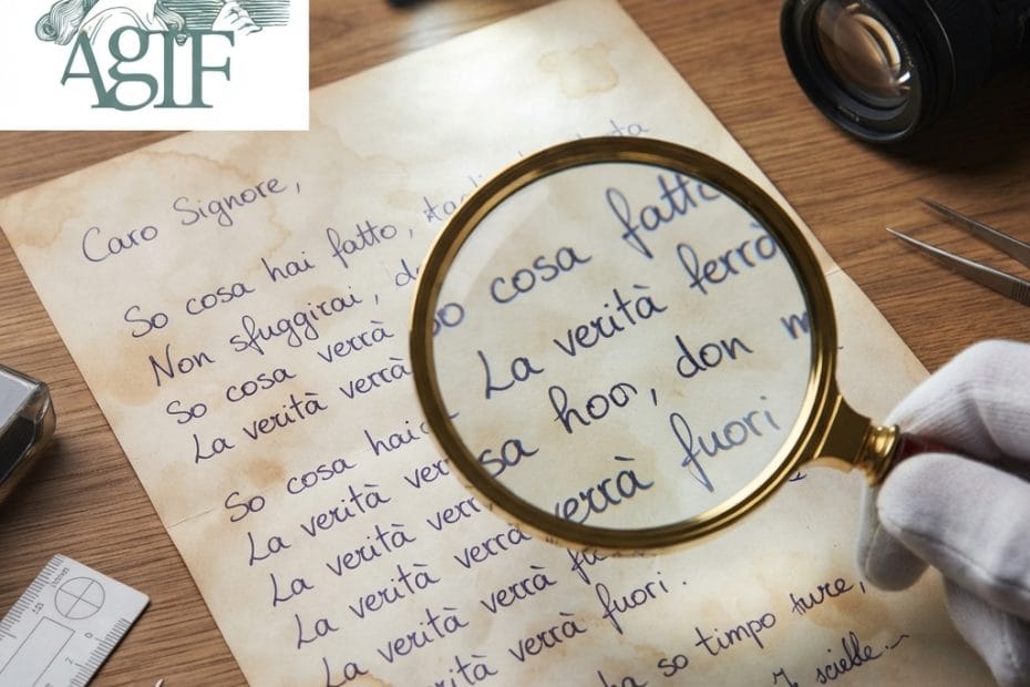 Gli errori nelle lettere anonime 1 Gli errori nelle lettere anonime